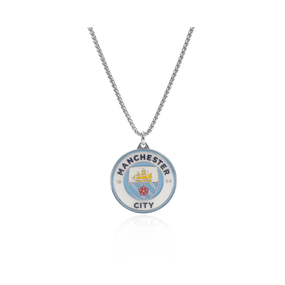 (For Manchester City) Gift For Football Club Fans Necklace Pendant