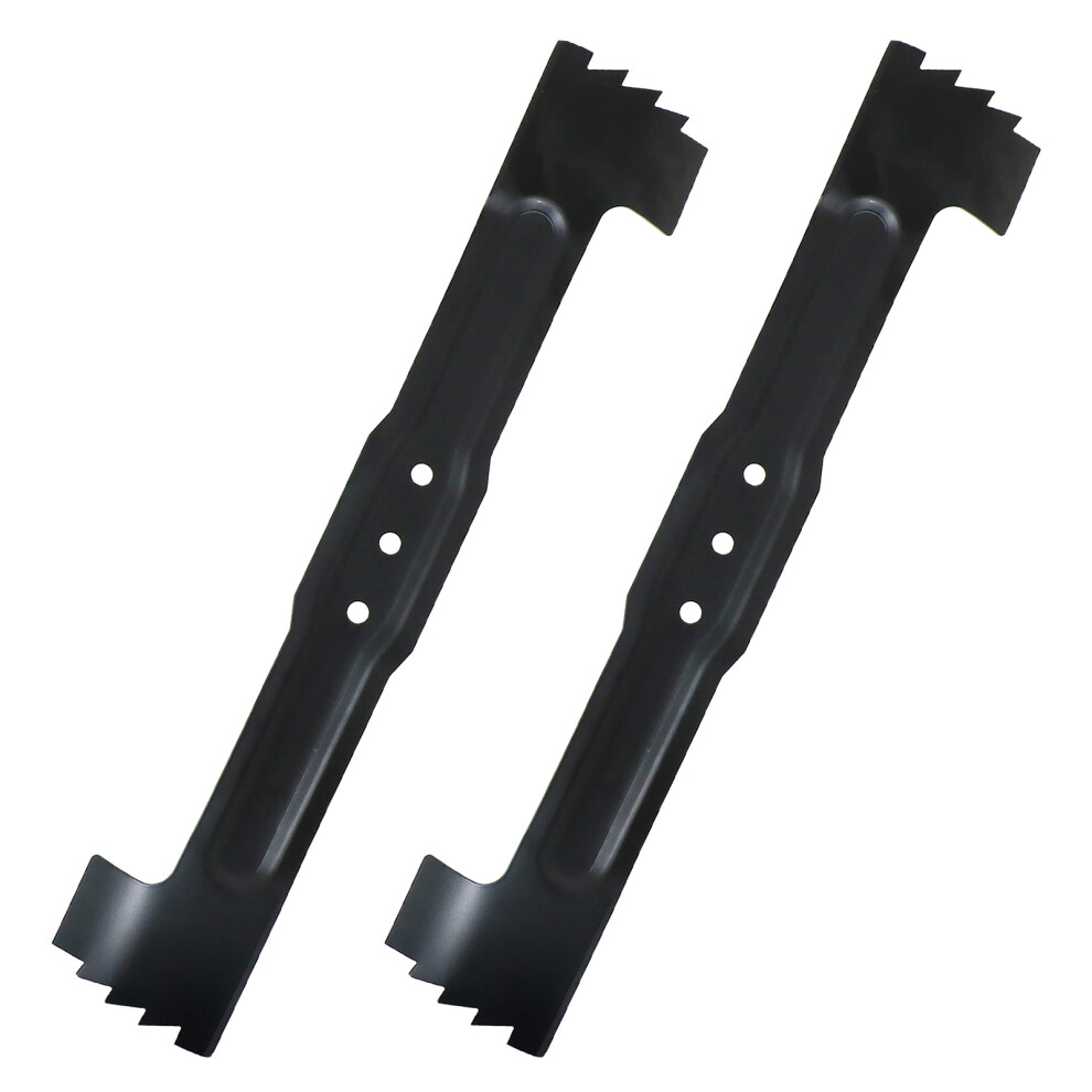 Spares2go Metal Blade For Bosch Rotak 43 Ergoflex 430 Ergo-Power 1800-43 Lawnmower (43Cm, Pack Of 2)