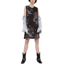 (Black, XXS) DIESEL D MAY Womens Short Dress Party Tops
