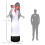 Outsunny Outsunny 8.9FT Tall Halloween Inflatable Three-Head Witch Ghost Decoration 2