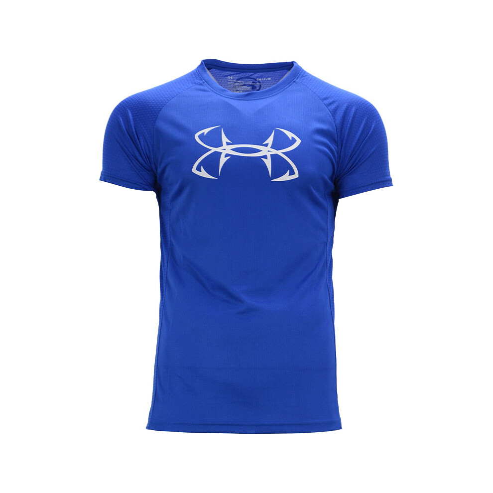 (Blue (Tattoo), L) UNDER ARMOUR Dri-Fit Mens T Shirts Quick Dry Sport