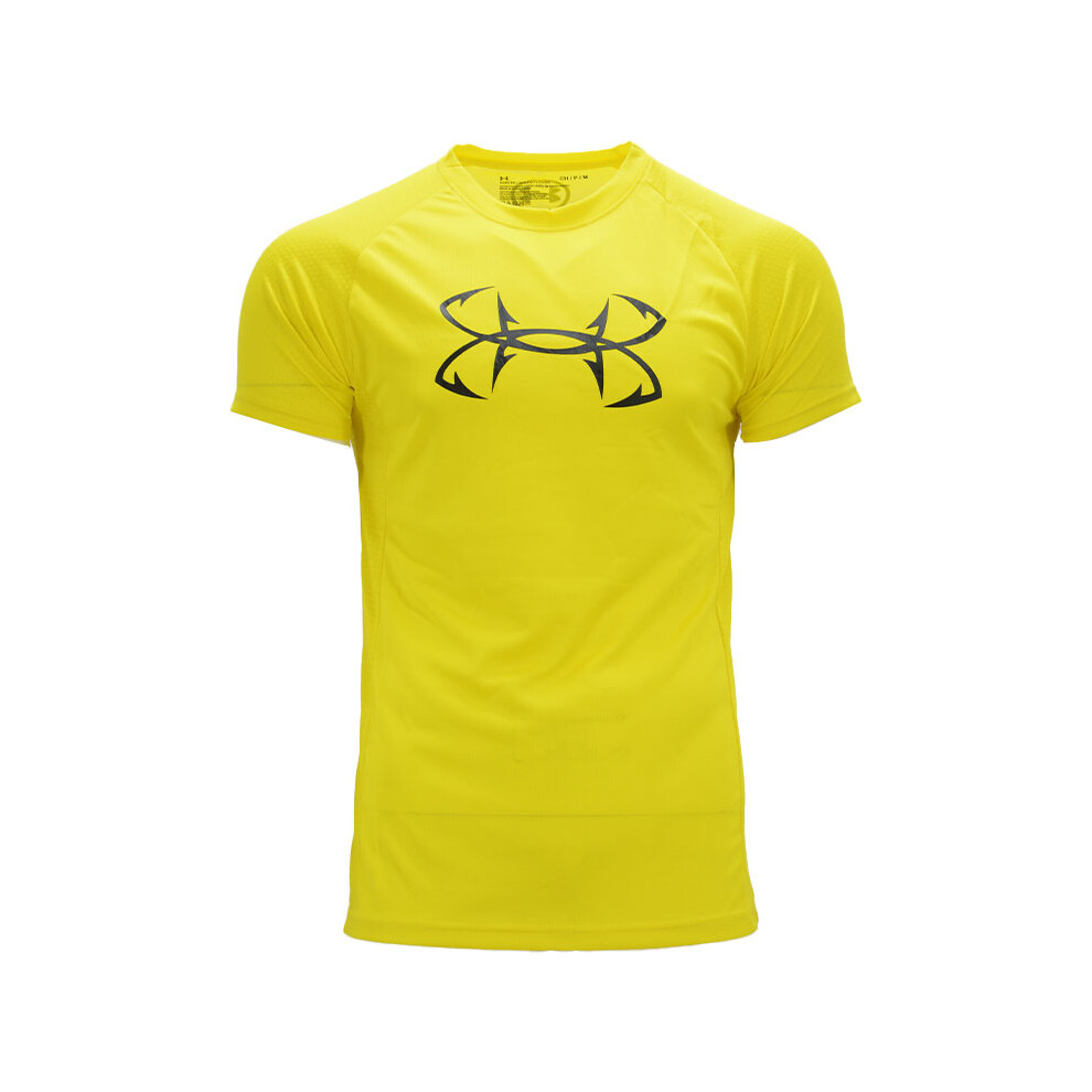 (Yellow (Tattoo), L) UNDER ARMOUR Dri-Fit Mens T Shirts Quick Dry Sport