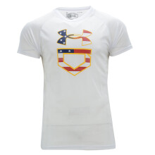 (White (Logo), L) UNDER ARMOUR Dri-Fit Mens T Shirts Quick Dry Sport