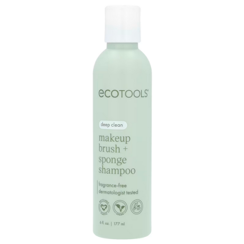 EcoTools, Makeup Brush + Sponge Shampoo, Fragrance Free, 177ml