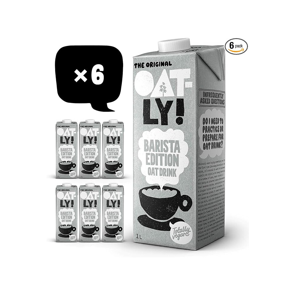 Oatly Barista Oat Drink Long Life 6x1Litre