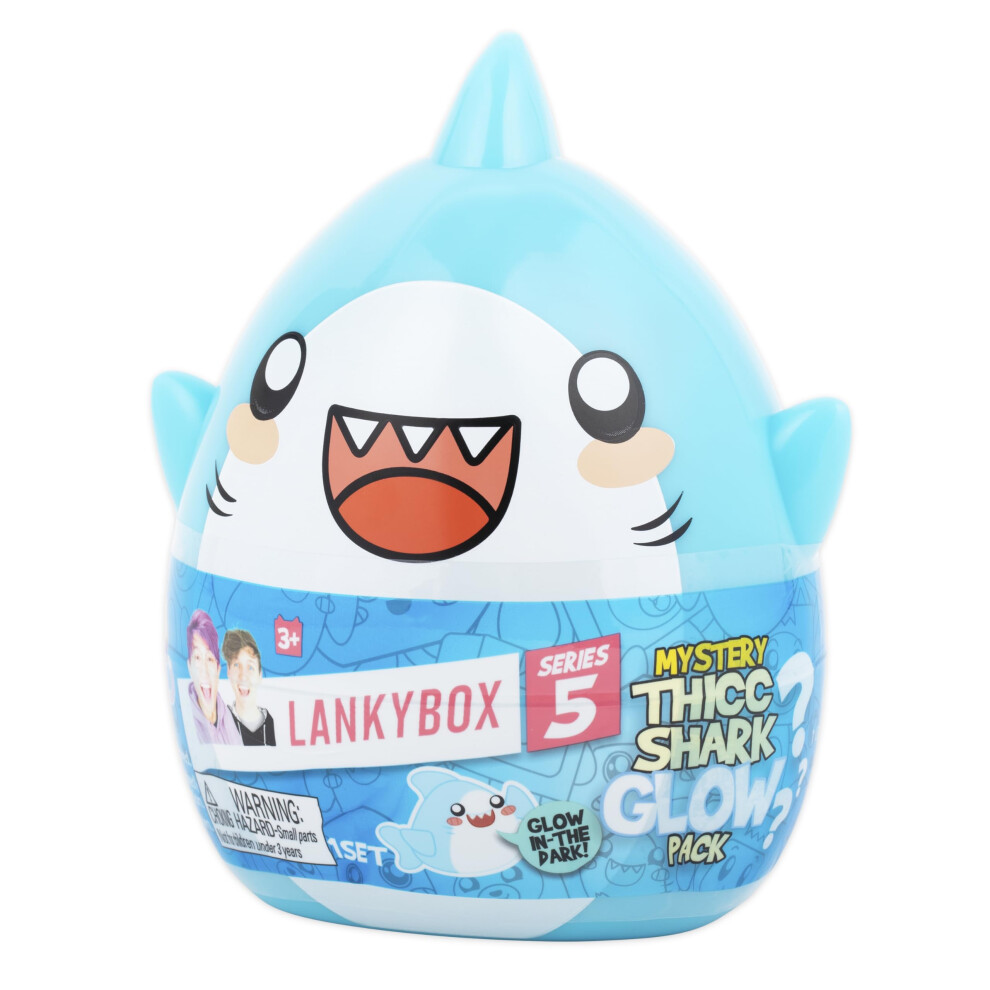 LankyBox Mystery Thicc Shark Glow Pack with 5 Exciting Toys to Discover Inside