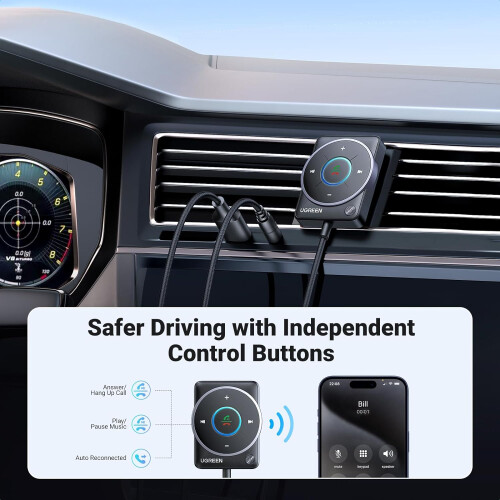 UGREEN Bluetooth-Empfänger Autoradio-Adapter 2
