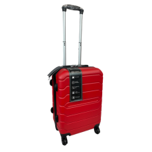 (Red, Small) Hampton & Stewart Suitcase Hardshell Lugguage