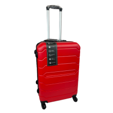(Red, Medium) Hampton & Stewart Suitcase Hardshell Lugguage