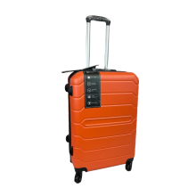 (Orange, Medium) Hampton & Stewart Suitcase Hardshell Lugguage