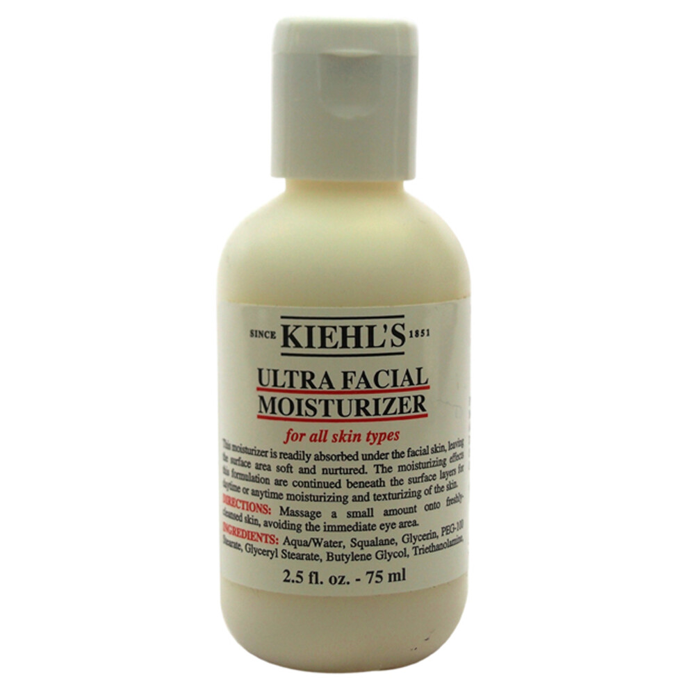 Ultra Facial Moisturizer For All Skin Types by Kiehls for Unisex - 2.5 oz Moisturizer