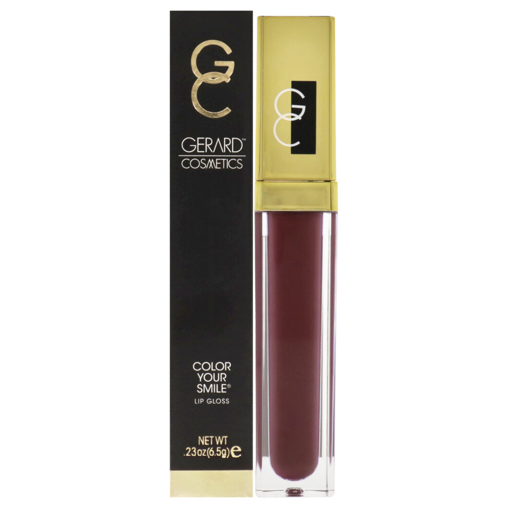 Gerard Cosmetics Purple Color Your Smile Lighted Lip Gloss - Plum Crazy By Gerard Cosmetic For Women - 0.23 Oz Lip Gloss