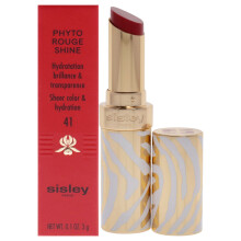 Sisley Paris Phyto-Rouge Shine 41 Sheer Red Love - Hydratacn rtenka s leskem - Plumps & Smooths Rty - Cist barva Bohat textura Intenzivn leskl F