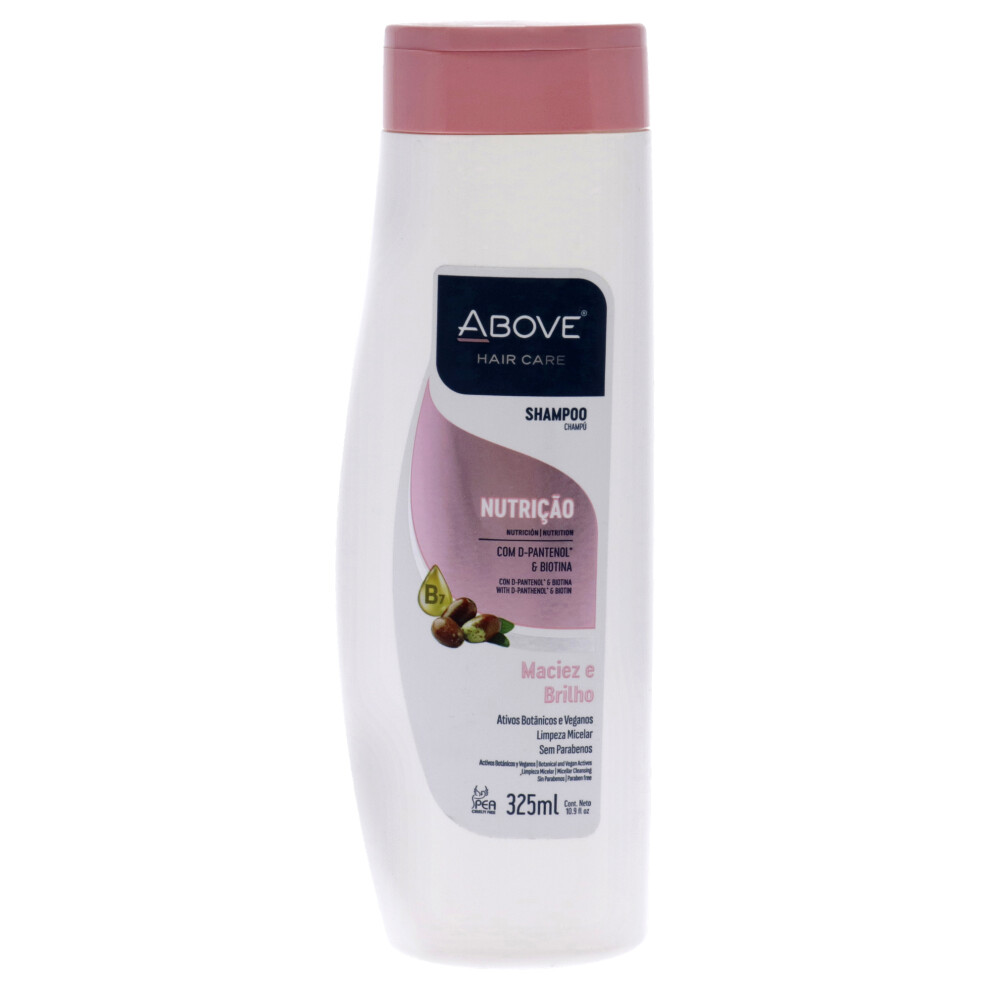 Above Nutritive Shampoo, 11 Oz - Biotin Shampoo - Hair Thickening Shampoo - Idrati, Alimenti E Boost Keratin Production - Safe For Colored Hair-image