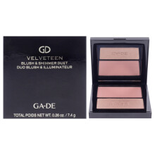 Velvet-Rouge und Schimmer Duett - 50 Rose und Glow von GA-DE für Frauen - 0,26 oz Rouge