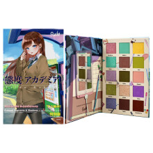 Manga -kollektion pressede pigmenter og skyggerpalette - Attitude Academia af Rude Cosmetics for Women - 0,77 Oz Palette