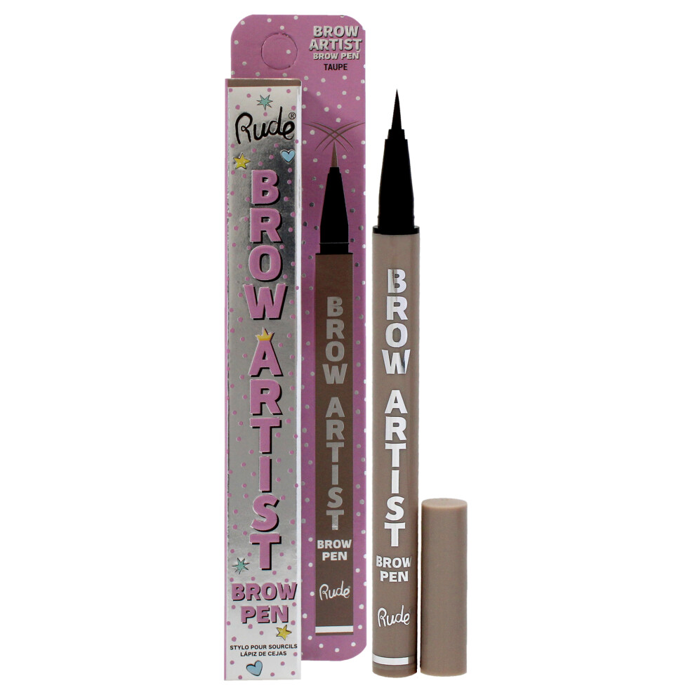 Brow Artist Brow Pen - Taupe Van Rude Cosmetics Voor Vrouwen - 0,018 Oz Brow Pen-image