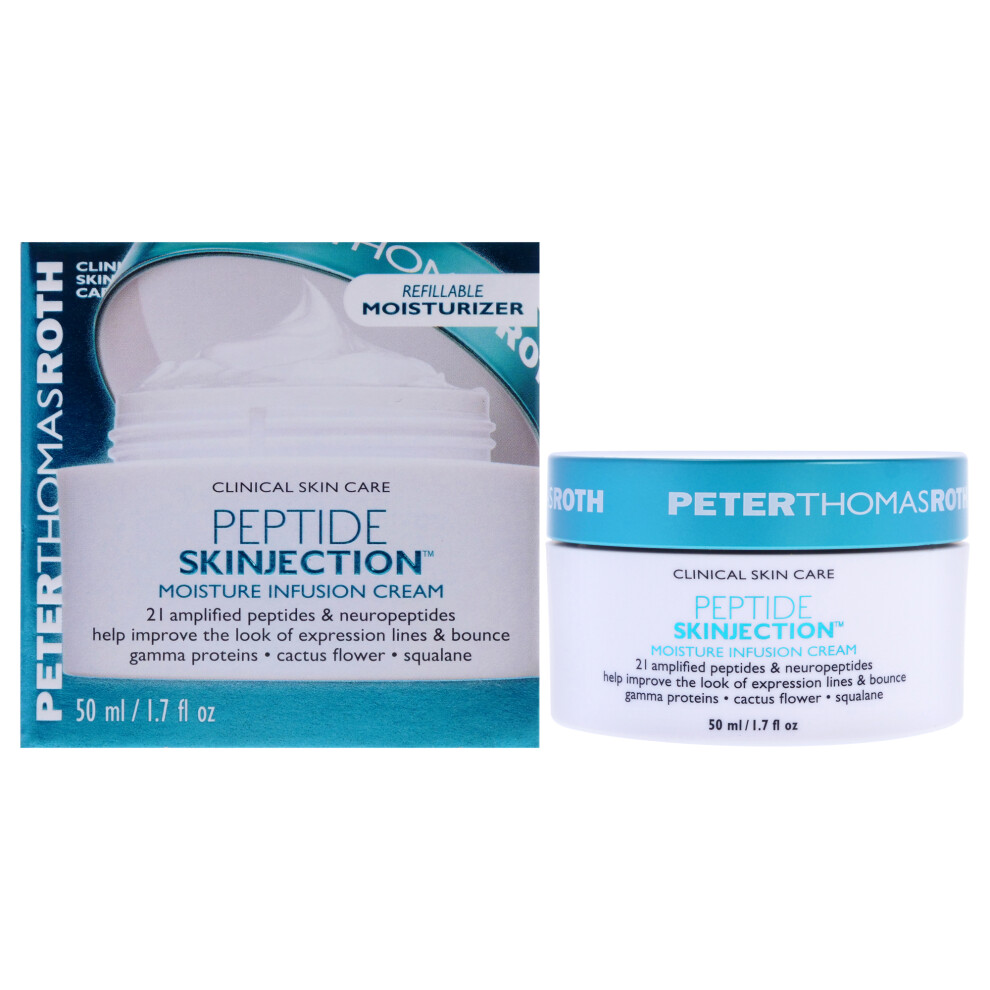 Peter Thomas Roth Cream Peptide Skinjection Moisture Infusion By For Unisex - 1.7 Oz (Refillable)