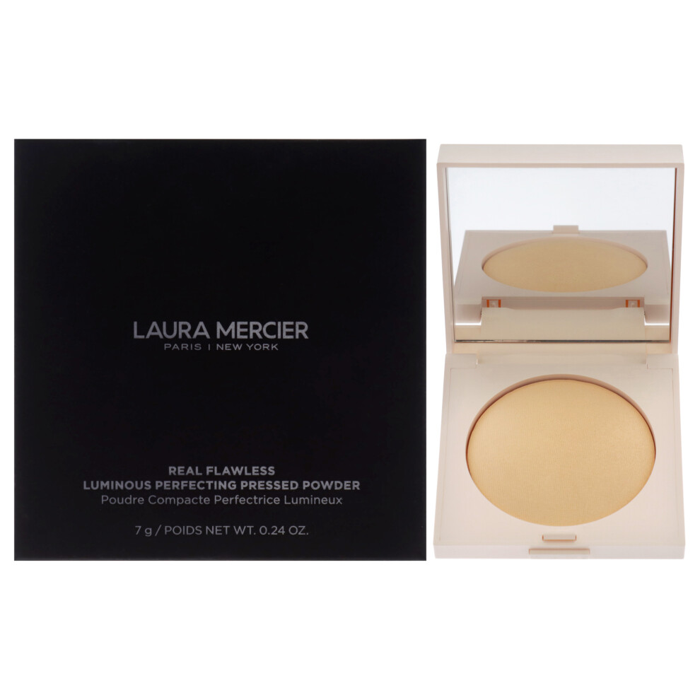 Laura Mercier Real Flawless Luminous Perfecting Pressed Powder - Translucent Honey By For Women - 0.23 Oz Powder