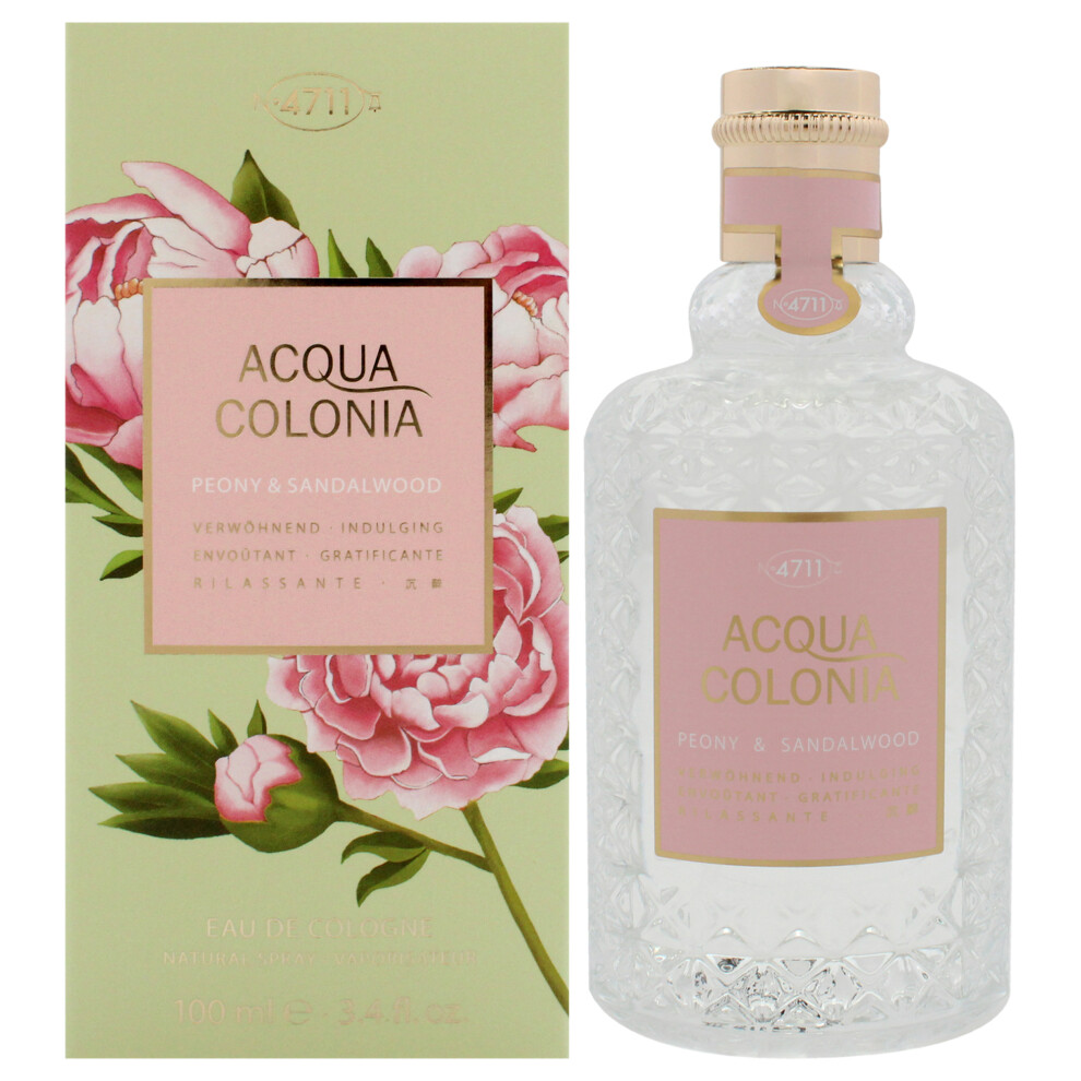 Muelhens 4711 Acqua Colonia Peony And Sandalwood By For Unisex - 3.4 Oz Edc Spray