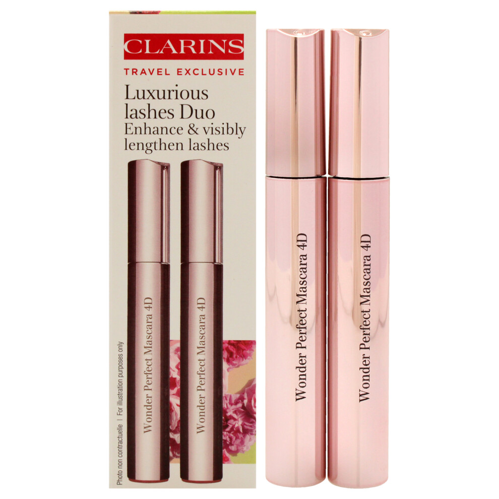 Luxurious Lashes Duo By Clarins For Women - 2 X 0.2 Oz Mascara