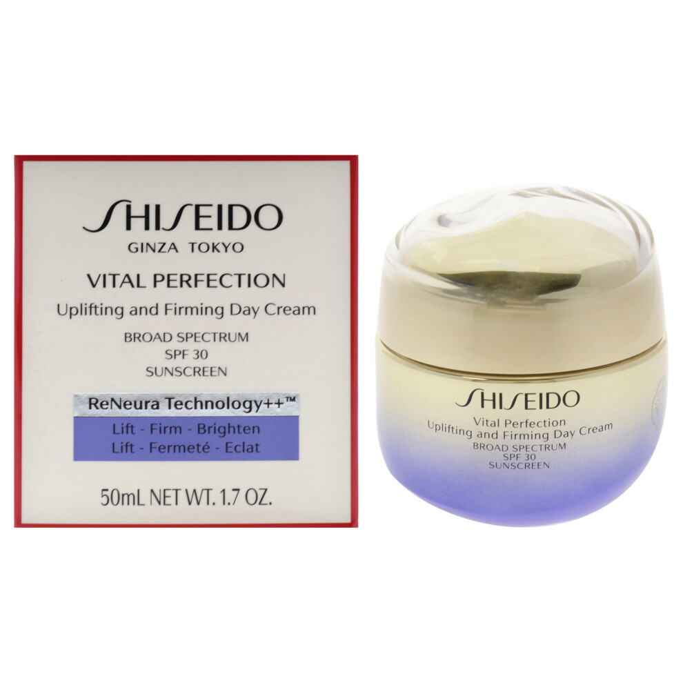 Vital Perfection Uplifting and Firming Cream SPF 30 by Shiseido for Women - 1.7 oz Cream