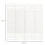 Homcom HOMCOM 4 Panel Folding Room Divider, 170cm Freestanding Privacy Screen, White 2