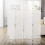 Homcom HOMCOM 4 Panel Folding Room Divider, 170cm Freestanding Privacy Screen, White 6