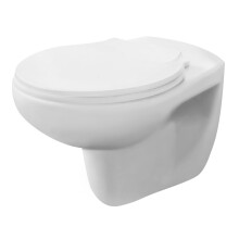 Contemporary Bathroom Wall Hung Toilet Pan , 390mm x 355mm, White