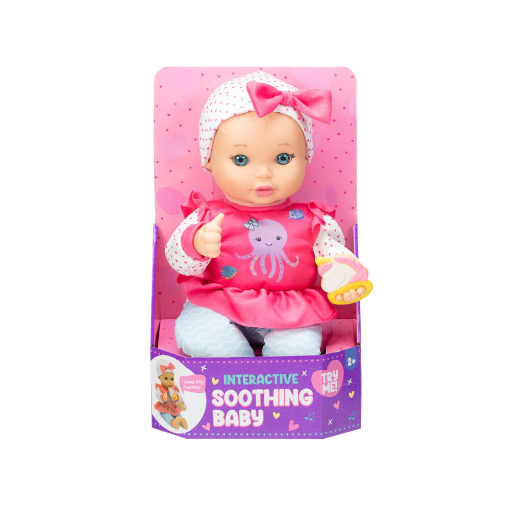 30cmInteractive Kissing Baby Doll Fully Interactive Doll For Kids-Pink