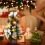 (Silver) Pre-Lit Tabletop LED Mini Christmas Tree Ornaments 4