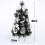 (Silver) Pre-Lit Tabletop LED Mini Christmas Tree Ornaments 7