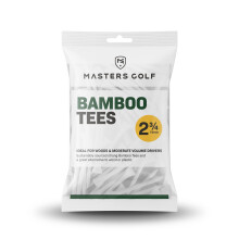Masters Bamboo Tees (Bag of 20) - 2 3/4" - White