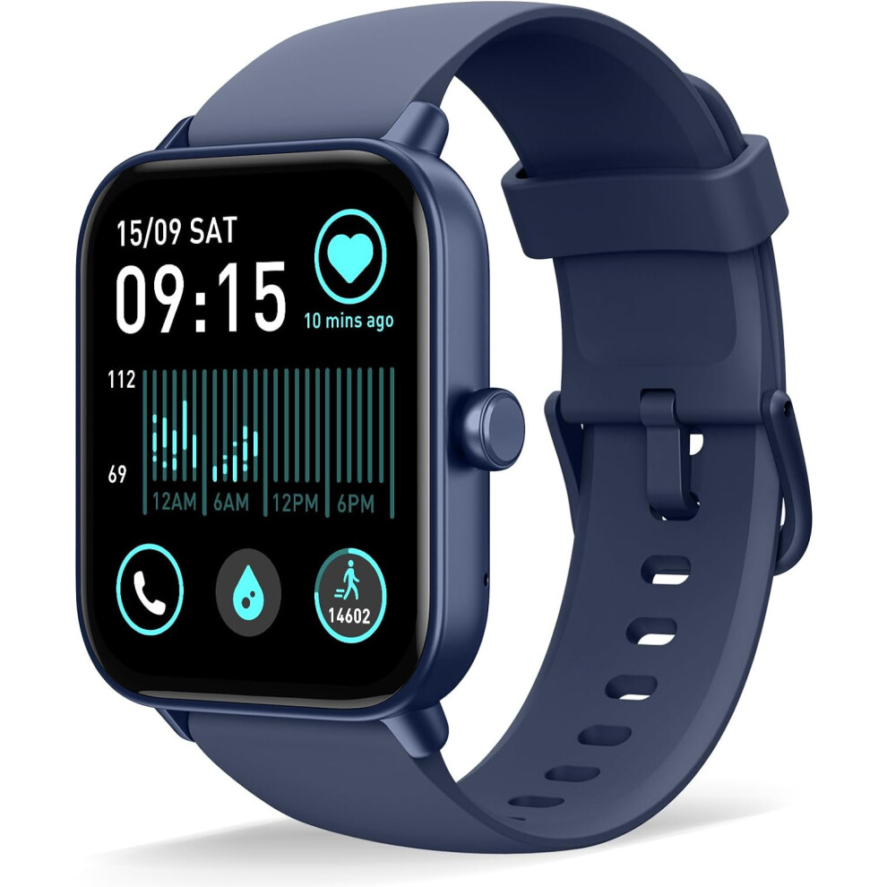 Chronus Chronus Smart Watch - Tooth Call, Alexa, 1.8" Hd, Heart Rate, Spo2, Blue 6976919917538