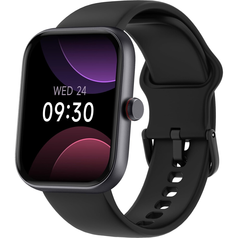 Chronus Chronus Hd Smartwatch - Alexa Built-In, 1.91" Screen, Ip68 Waterproof, 100 Sports, Black 6976919917583