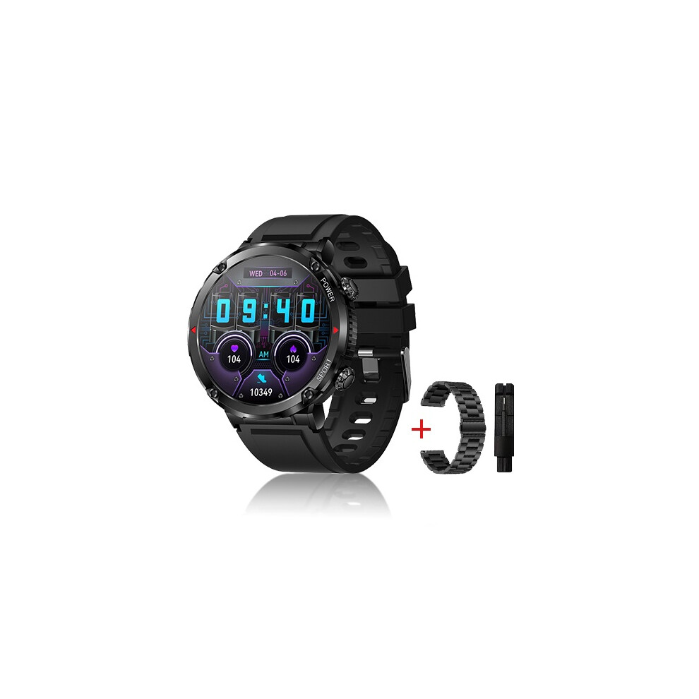 Chronus Chronus Military Smartwatch - Bluetooth Call, 600 Mah, Black 6976919917408