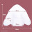 (Pillow Cover Only) Duck Feather Filled Polycotton Batwing Pillow 3