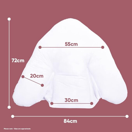 (Pillow Cover Only) Duck Feather Filled Polycotton Batwing Pillow 2