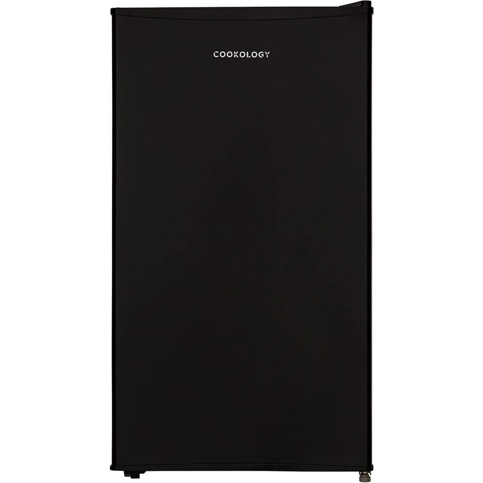 (Black) UCFZ60WH Freestanding Undercounter Freezer - 48cm Width / 60 Litre Capacity -Practical Reversible Door - 3 Large Freezer Drawers - 4 Star Freezer
