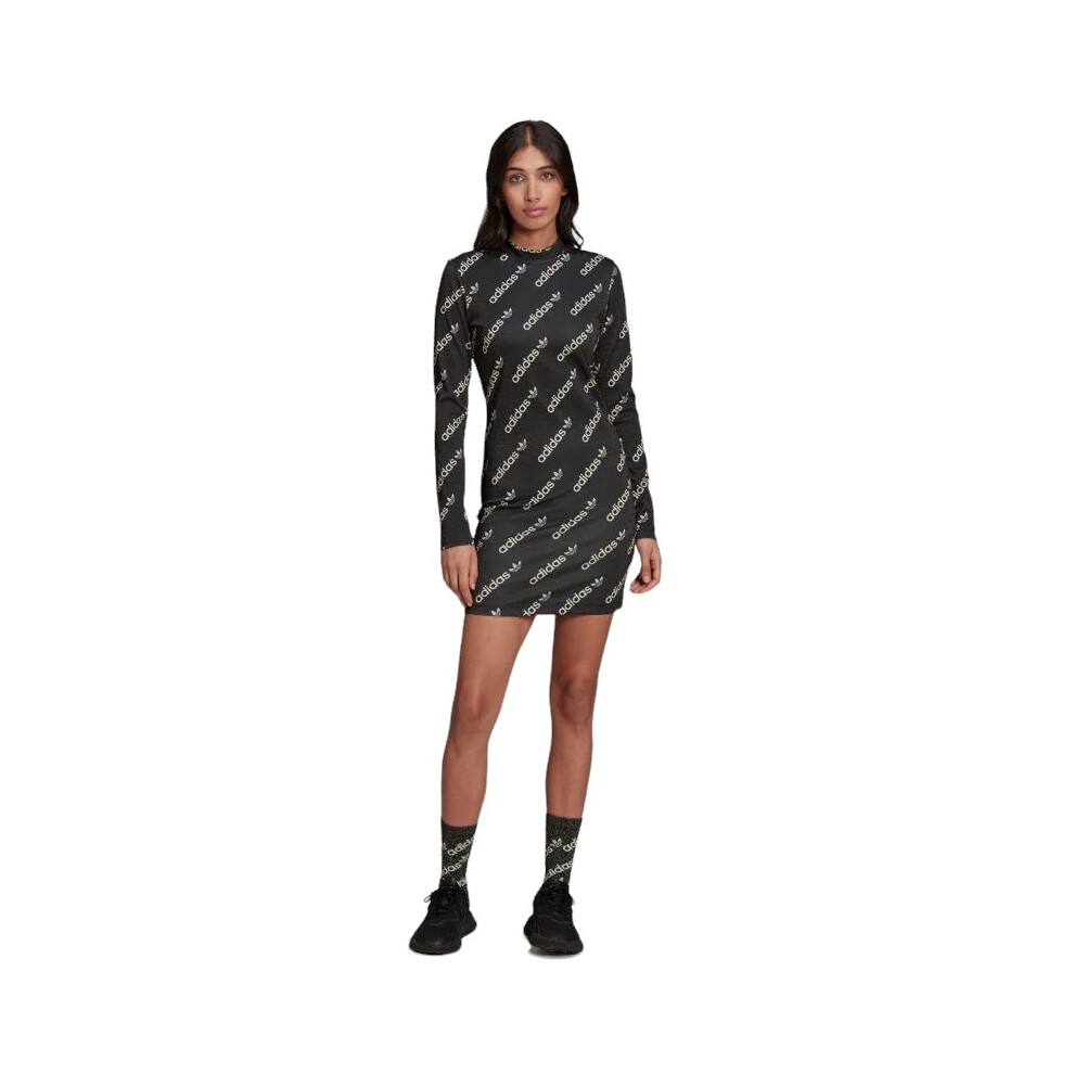 (6) adidas Women's Long Sleeve Monogram Dress HM4892