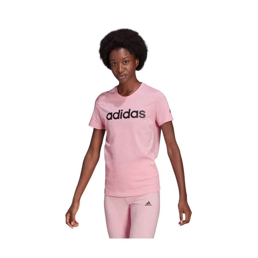 (8-10) Adidas Women's Essentials Slim Logo T-Shirt HD1681