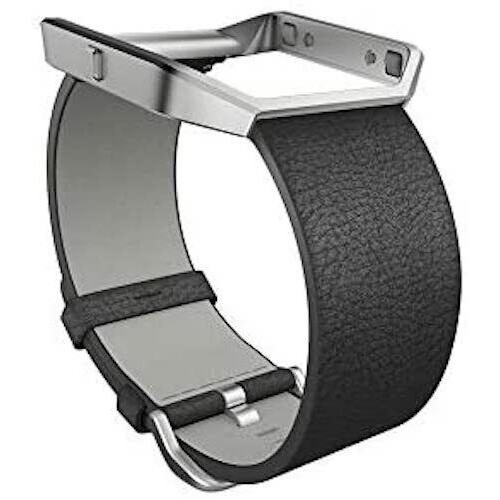 Fitbit Fitbit Blaze Genuine Leather Accessory Band Strap & Frame Small Black 1