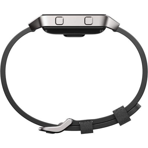 Fitbit Fitbit Blaze Genuine Leather Accessory Band Strap & Frame Small Black 2