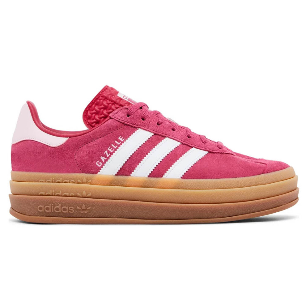 (UK4.5/EU37/23CM) adidas Gazelle Bold 'Wild Pink Gum' ID6997 Women's Shoes