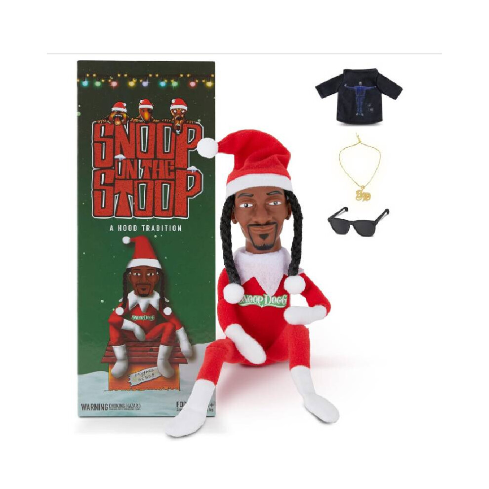 (Style A) Dogg Snoop On A Stoop Plush Toy Doll Action Model Hip Hop Lovers Christmas Decor