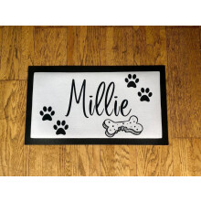 PetHappily Silicone Dog Food Mat With Raised Edges | Waterproof Pet Bowl Mat To Prevent Spills