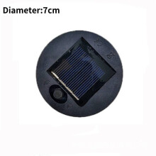 (7cm/2.76in) Solar Light Replacement Top Lithium Battery Outdoor Courtyard Lighting Accessory