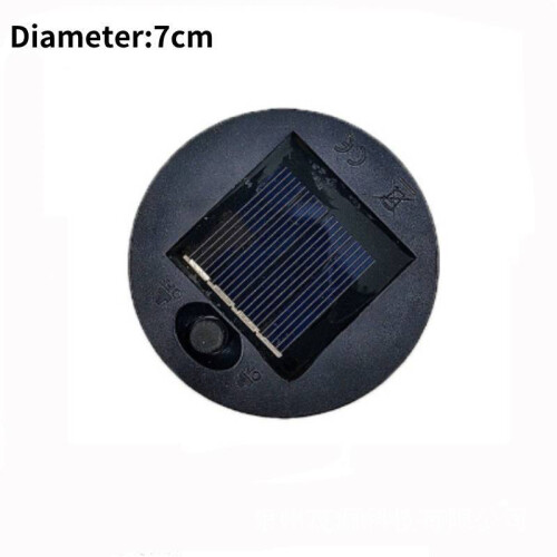 (7cm/2.76in) Solar Light Replacement Top Lithium Battery Outdoor Courtyard Lighting Accessory