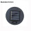 (8.5cm/3.35in) Solar Light Replacement Top Lithium Battery Outdoor Courtyard Lighting Accessory 1