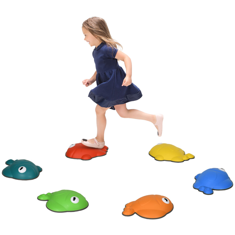 AIYAPLAY Stepping Stones Kids, 6 Pcs Balance Stepping Stones for Sensory